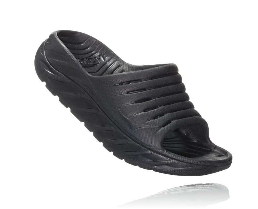 Hoka Australia One One ORA Recovery - Mens Slide Black - AOWTJ-1072